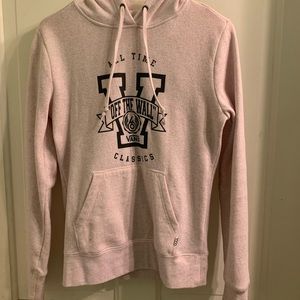 Vans Off The Wall light pink hoodie